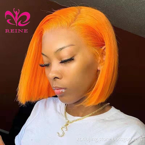Human Hair Wigs For Women Ginger Orange Blonde 13x4 Lace Front Wig Brazilian Hair Swiss HD Lace Closure Wig